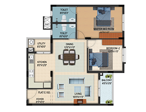 Vapi Typical Floor plan